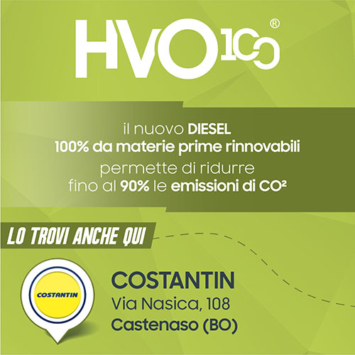 Da oggi anche nella stazione di servizio di Castenaso (BO) puoi trovare HVO100®