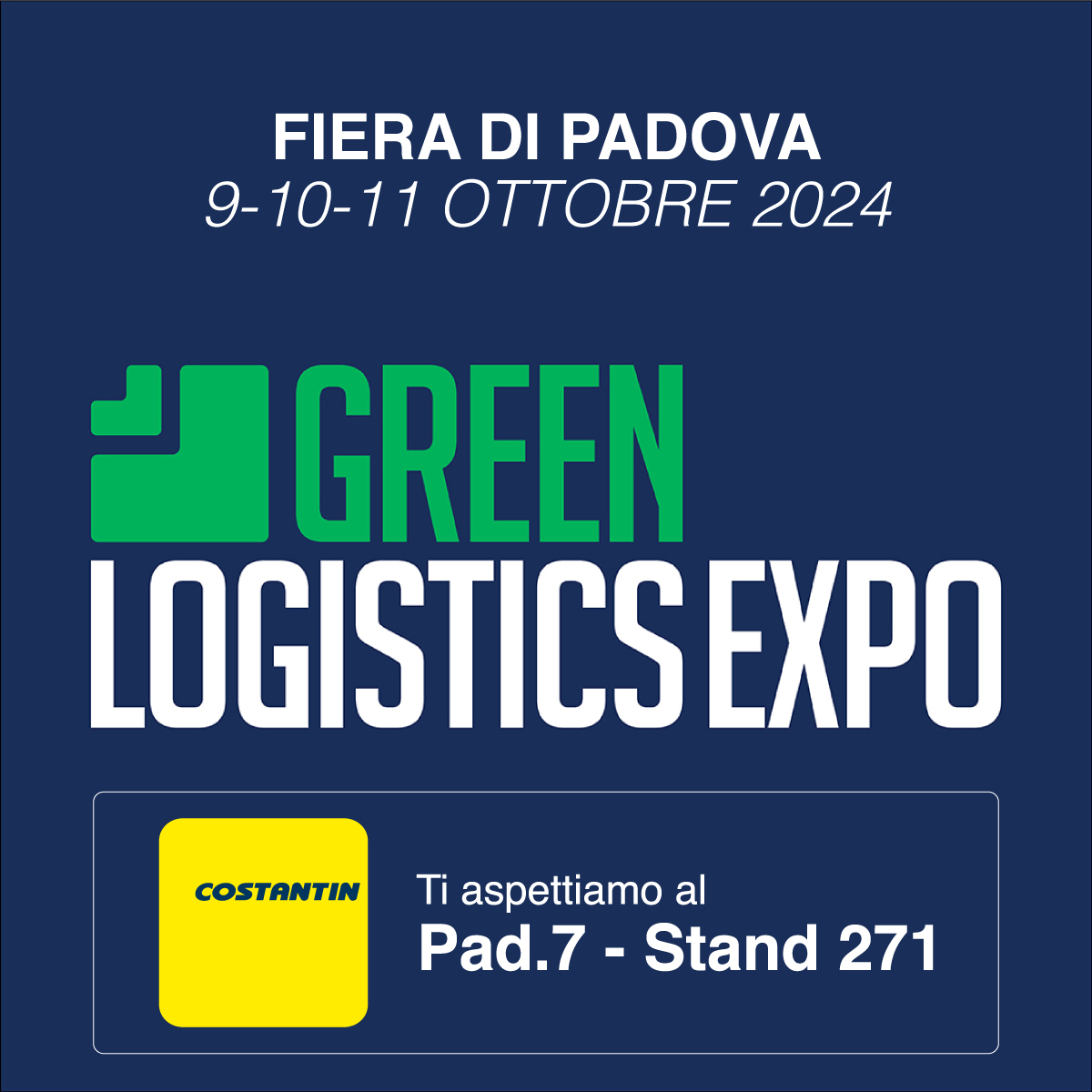 Presenti al GREEN LOGISTICS EXPO